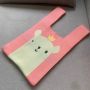Knitted vest bag cute bear