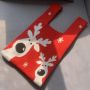 knitted vest bag sika deer 