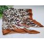  Crushed satin unpaid pleated scarf