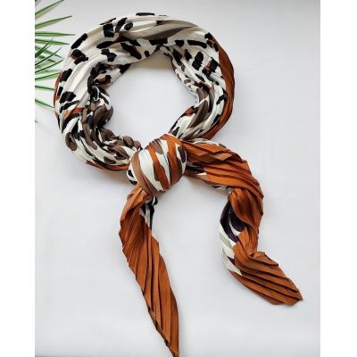 Satin Scarves,pleated
