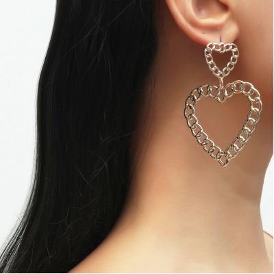 hanging earrings,metal