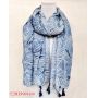 Leaf printed lightweight Scarves printed scarf for SS