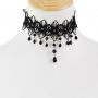 Hot selling retro fashion women's large collar necklace fashionable water drop shape pendant