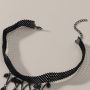 retro fashion women's large collar necklace fashionable water drop shape pendant choker with beads