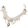 fashion women's large collar necklace fashionable water drop shape pendant choker with flower