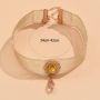 fashion women's necklace fashionable water drop shape pendant choker flower choker