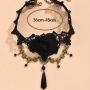 fashion women's necklace fashionable water drop shape pendant choker flower choker