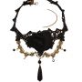 fashion women's necklace fashionable water drop shape pendant choker flower choker