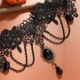 fashion women's necklace fashionable water drop shape pendant choker flower choker