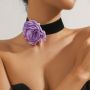 pendant choker fashion women's necklace fashionable water drop shape choker flower choker