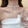 pendant choker fashion women's necklace fashionable water drop shape choker butterfly choker