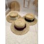 womens Mens Wide Brim Straw Panama Hat Fedora Summer Beach Sun Hat Straw Hat for Women