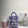 Knitted Shoulder Tote Bag Large Crochet Beach Bag Hobo Bag Aesthetic Tote Handbags for Women