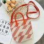 Knitted Shoulder Tote Bag Crochet Beach Bag Hobo Bag Aesthetic Tote Handbags for Women
