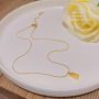 18K necklace Exquisite necklace clavicle chain fashion necklace fashion jewelry