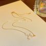 titanium steel necklace Exquisite necklace clavicle chain fashion necklace fashion jewelry
