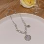 titanium steel necklace Exquisite necklace clavicle chain fashion necklace fashion jewelry