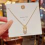 titanium steel necklace Exquisite necklace clavicle chain fashion necklace fashion jewelry