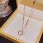 titanium steel necklace Exquisite necklace clavicle chain fashion necklace fashion jewelry