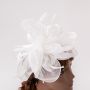 Fascinators Hat Flower Mesh Feathers Headband Hair Accessory Tea Party Wedding Cocktail Headwear for Girls Women