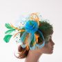 Fascinators Hat Flower Mesh Feathers Headband Hair Accessory Tea Party Wedding Cocktail Headwear for Girls Women
