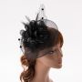 Fascinators Hat Flower Mesh Feathers Headband Hair Accessory Tea Party Wedding Cocktail Headwear for Girls Women
