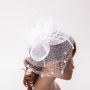 Fascinators Hat Flower Mesh Feathers Headband Hair Accessory Tea Party Wedding Cocktail Headwear for Girls Women