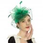 Fascinators Hat Flower Mesh Feathers Headband Hair Accessory Tea Party Wedding Cocktail Headwear for Girls Women