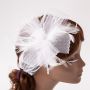 Fascinators Hat Flower Mesh Feathers Headband Hair Accessory Tea Party Wedding Cocktail Headwear for Girls Women
