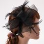 Fascinators Hat Flower Mesh Feathers Headband Hair Accessory Tea Party Wedding Cocktail Headwear for Girls Women