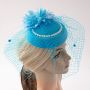 Fascinators Hat Flower Mesh Feathers Headband Hair Accessory Tea Party Wedding Cocktail Headwear for Girls Women
