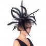 Fascinators Hat Flower Mesh Feathers Headband Hair Accessory Tea Party Wedding Cocktail Headwear for Girls Women