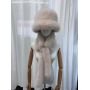 faux fur scarf winter hat warm hat bucket for women girls