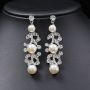 Jewelry set gemstone necklace literary retro medieval palace aesthetic internet celebrity necklace earrings set